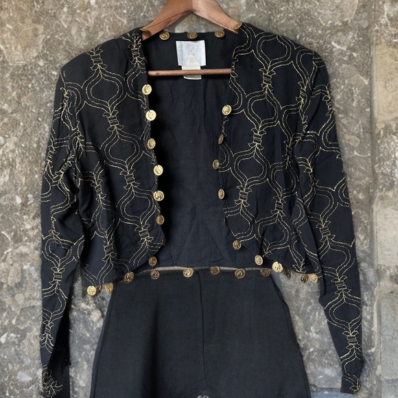 Vintage Antony Moorcroft Coin Detailed Jacket | Size Medium Y2K - Picture 1 of 10